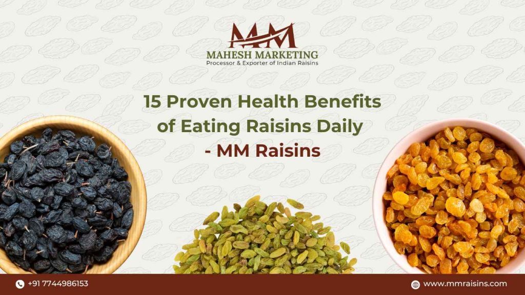 15 Proven Health Benefits of Eating Raisins Daily